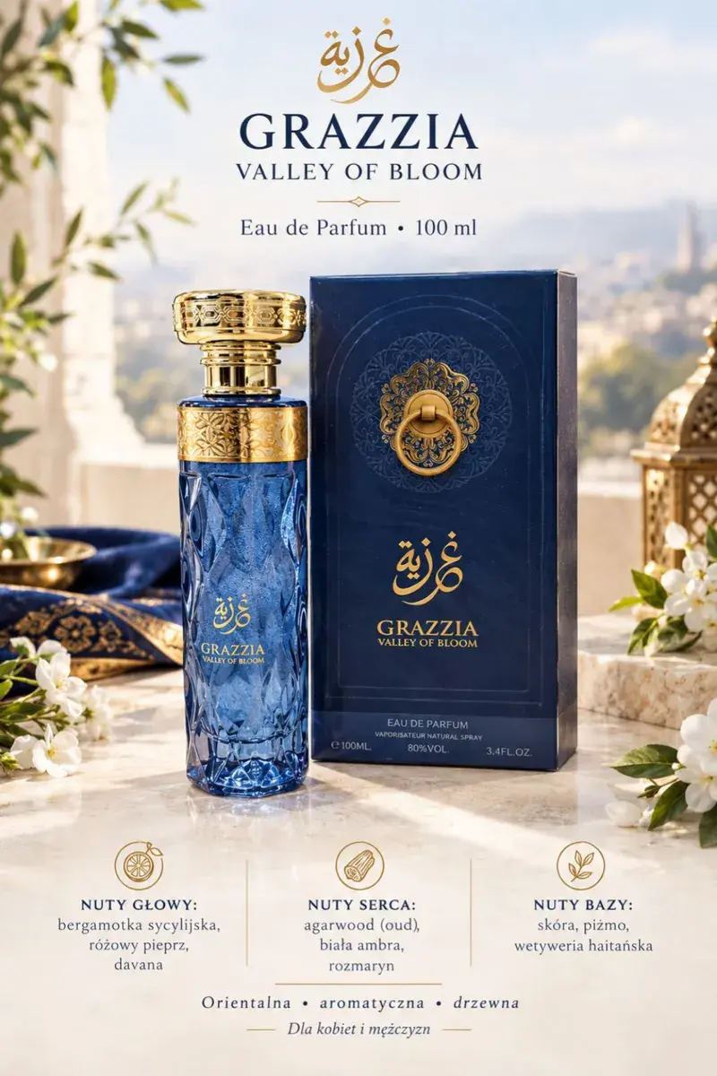 GRAZZIA Valley of Bloom 100 ml perfumy orientalne unisex