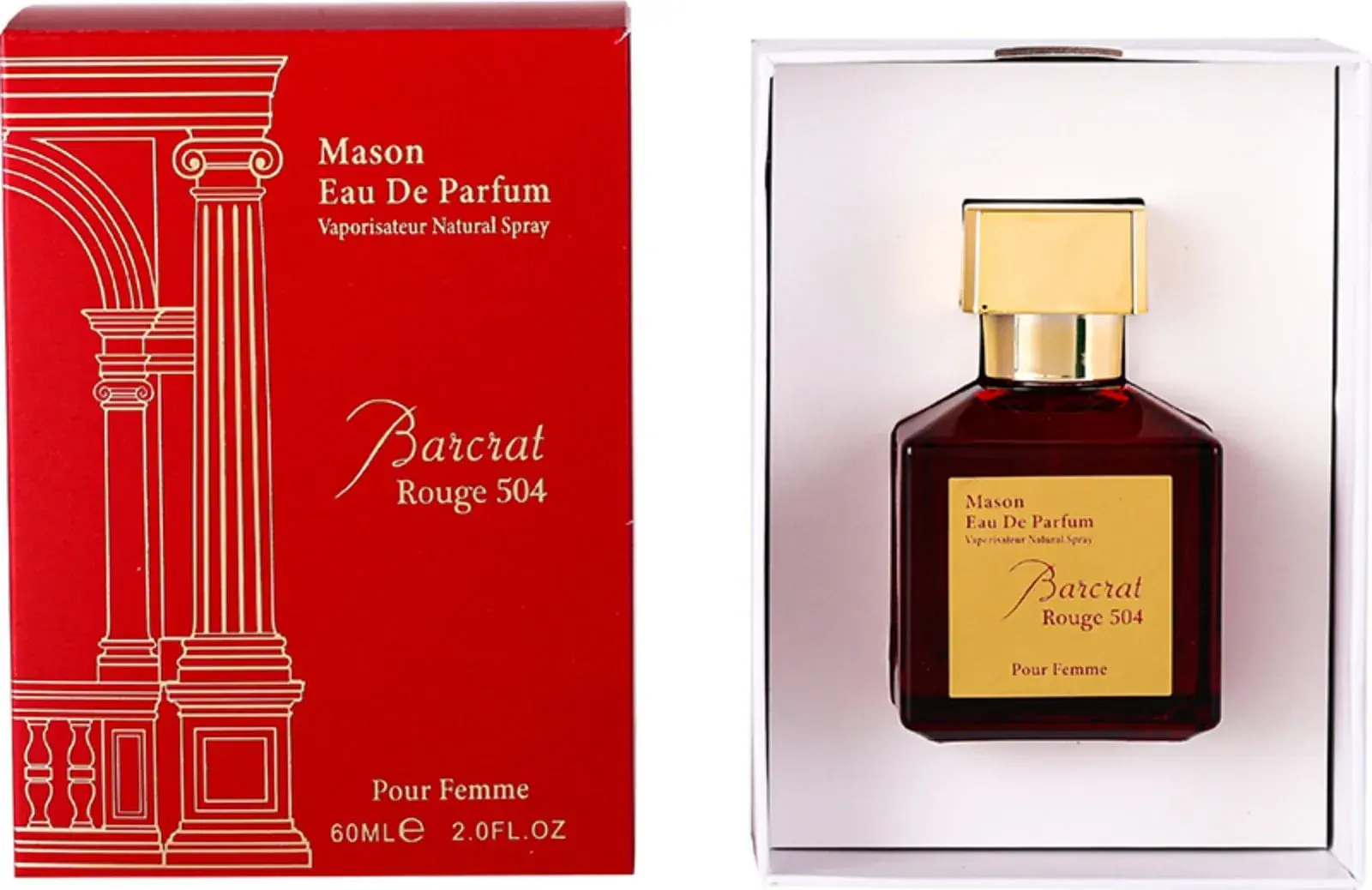 Perfumy Mason Parfum Barcal Rouge 504 Pour Femme 60ml