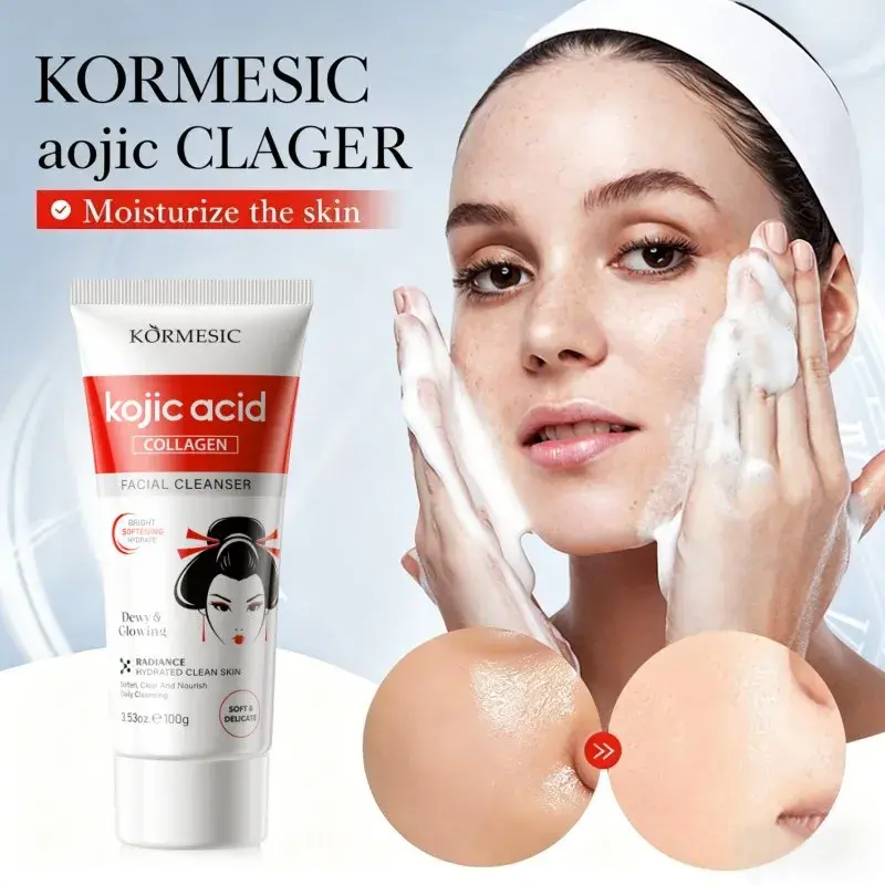 Kormesic Kojic Acid Collagen żel do mycia twarzy nawilżający 100g