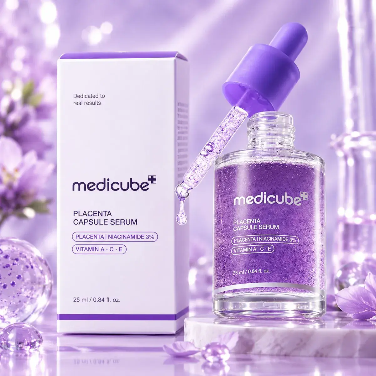 Medicube Placenta Capsule Serum 25 ml serum rozświetlające