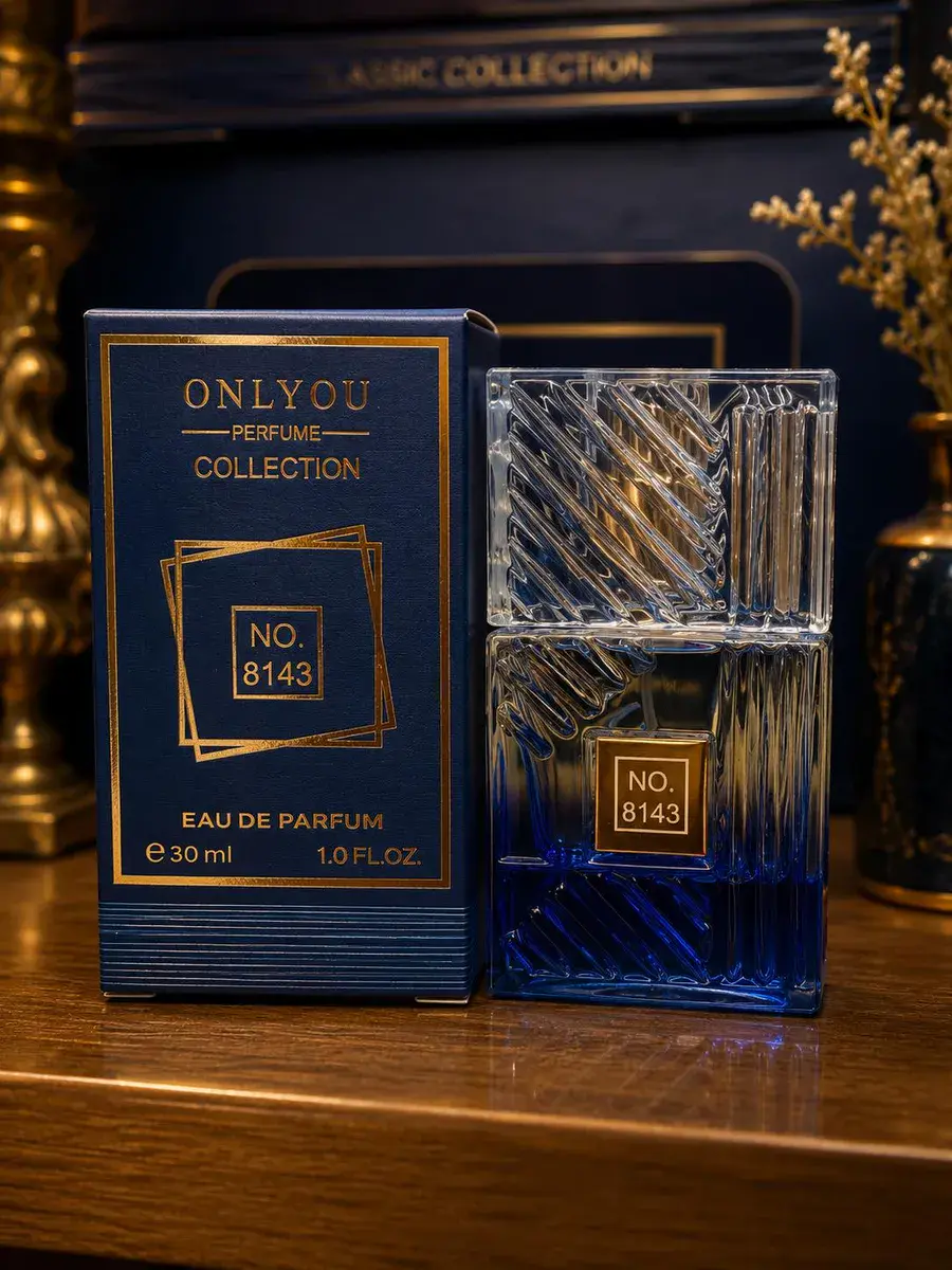 Perfumy OnlyYou Collection No. 8143 30ml granatowo-złote