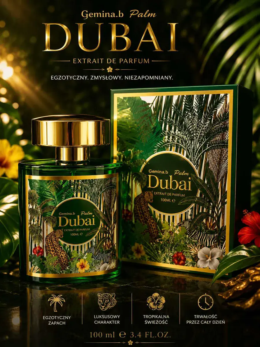 Gemina.b Palm Dubai Perfumy 100ml Egzotyczny Zapach