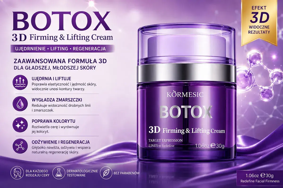 KÖRMESIC Botox 3D krem ujędrniająco-liftingujący 30 g fioletowy
