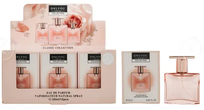 Onlyou Classic Collection Perfumy 25ml w eleganckim flakonie różowym