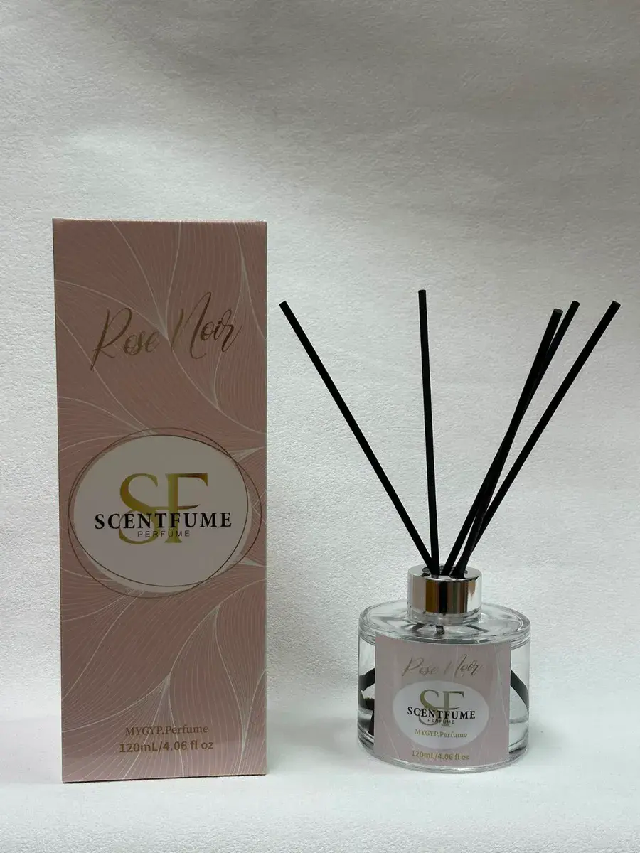 Dyfuzor zapachowy Rose Noir 120ml z patyczkami czarnymi