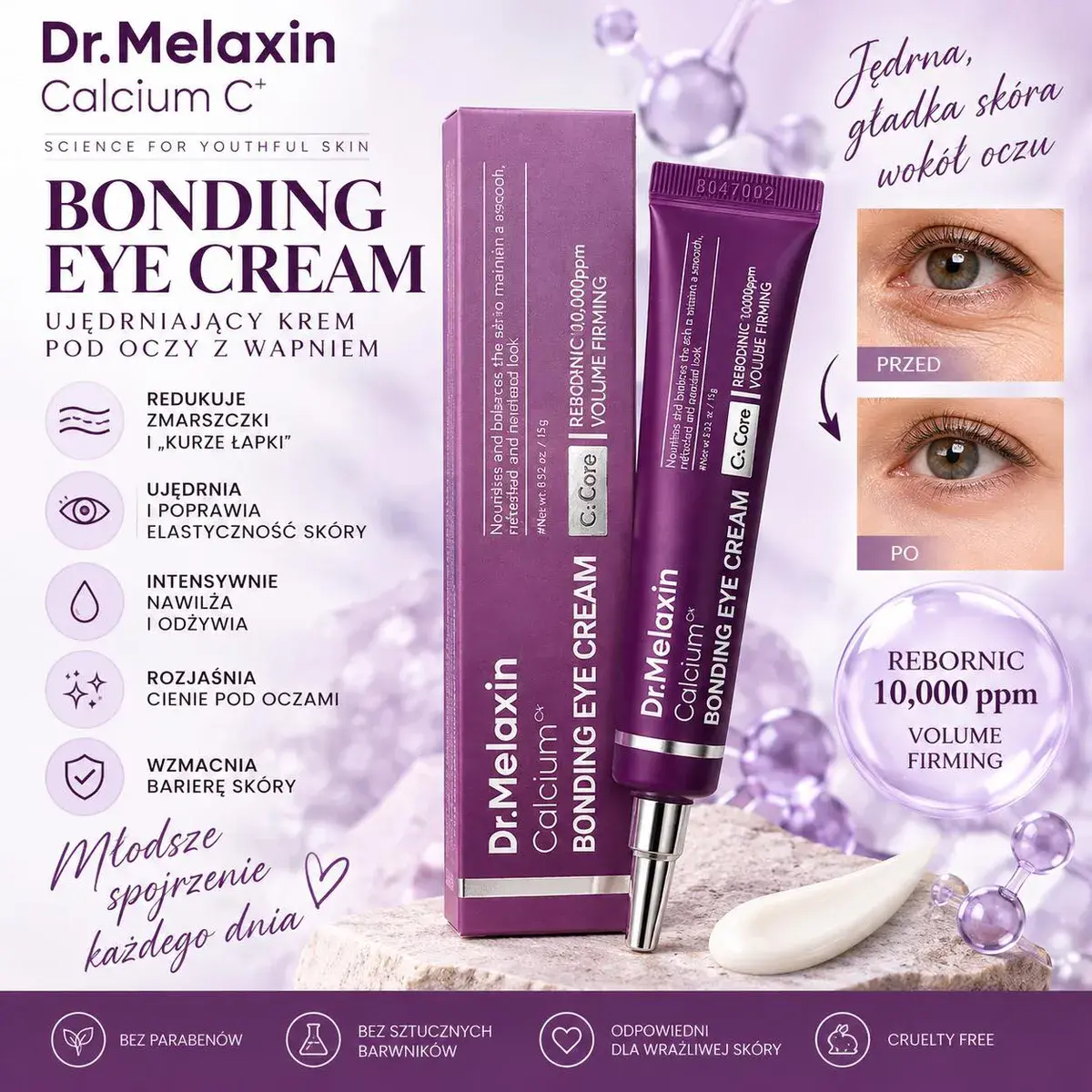 Dr.Melaxin Calcium C+ Bonding Eye Cream ujędrniający krem pod oczy