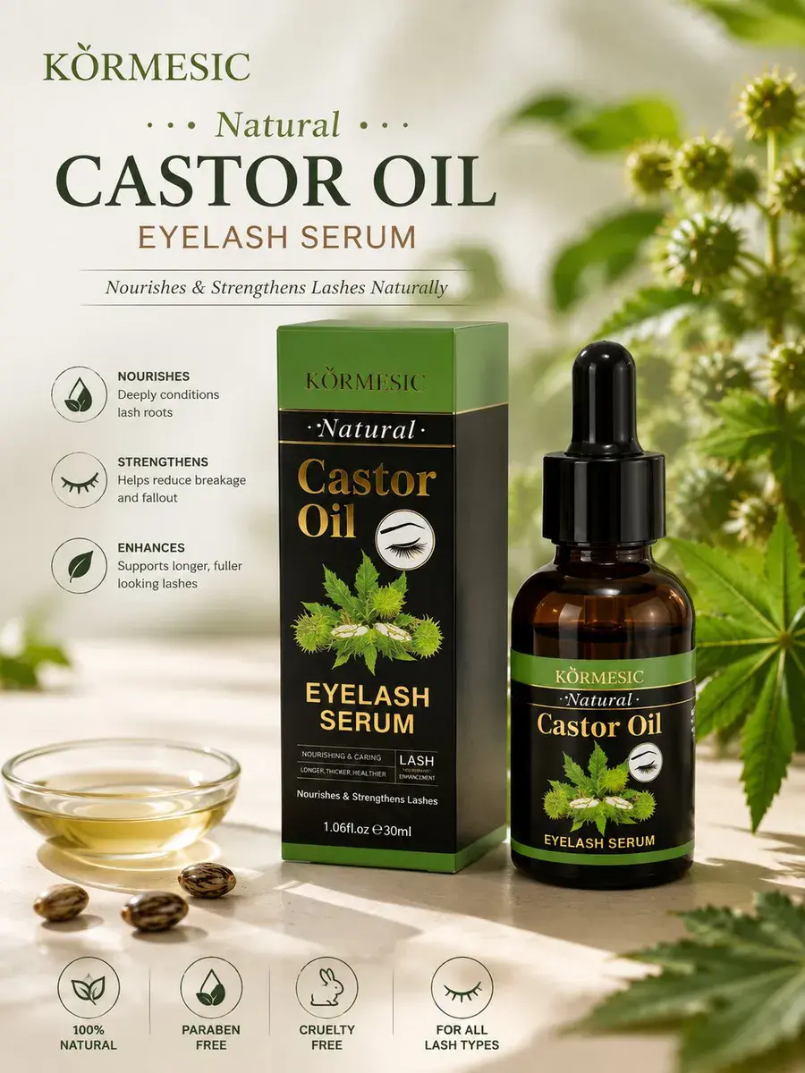 KÖRMESIC Natural Serum do Rzęs z Olejkiem Rycynowym 30 ml