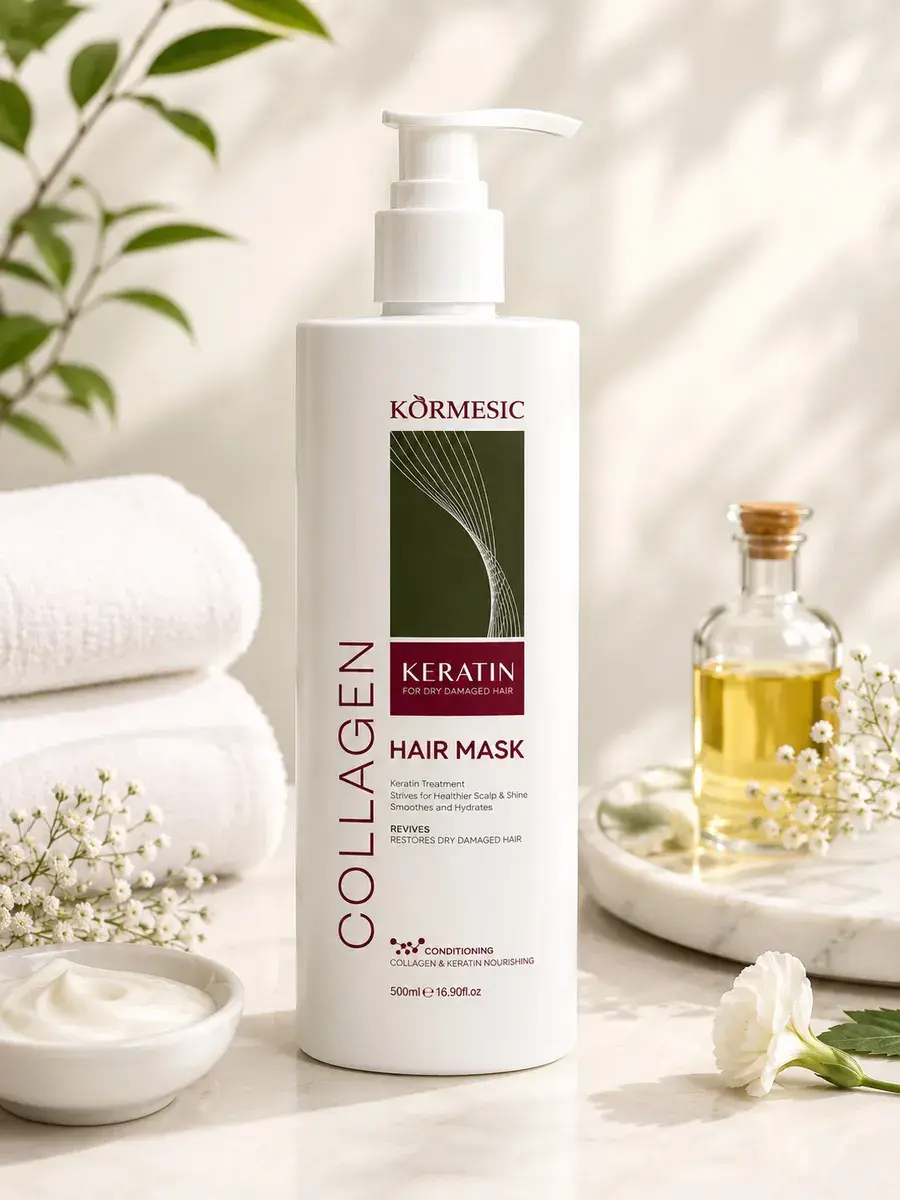 KÖRMESIC Collagen Keratin Hair Mask 500 ml do włosów suchych i zniszczonych