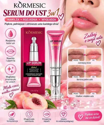Körmesic Serum do ust 3w1 nawilżające i rozjaśniające