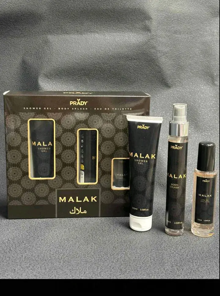Zestaw kosmetyków PRADY MALAK żel pod prysznic, mgiełka, perfumy 100ml