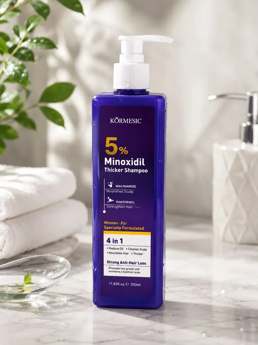 KÖRMESIC 5% Minoxidil Szampon zagęszczający włosy 350ml