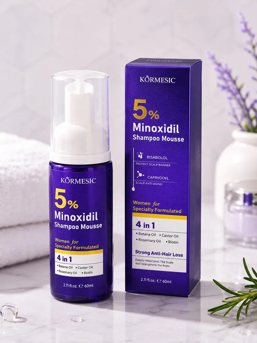 Körmesic 5% Minoxidil Shampoo Mousse 60ml pianka do włosów