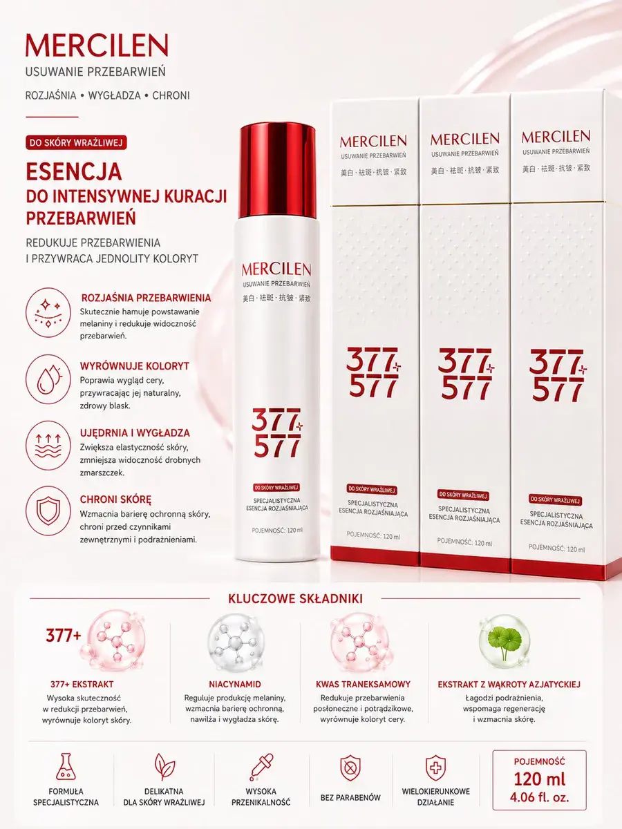Mercilen Esencja do Intensywnej Kuracji Przebarwień 120 ml
