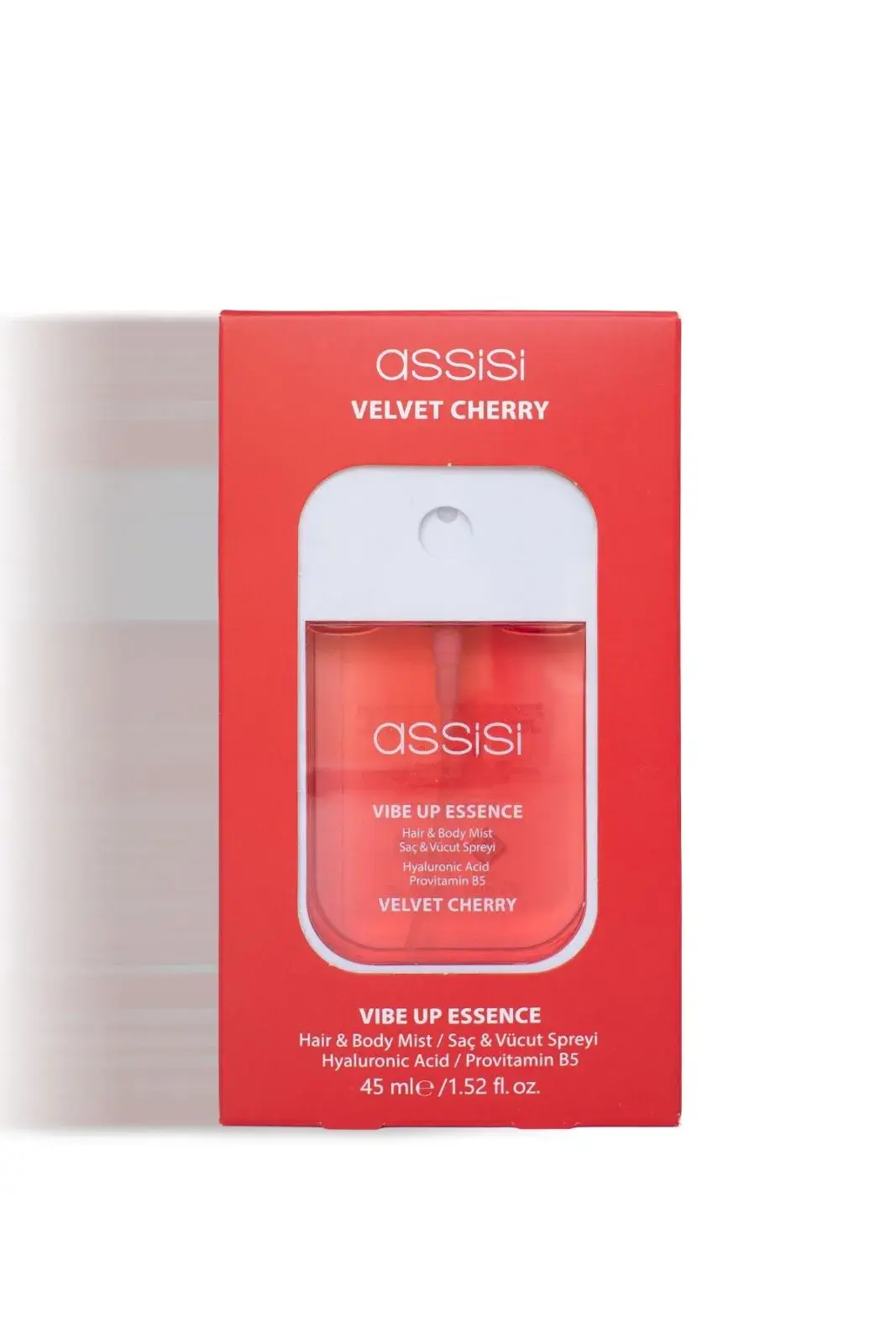 Ossisi Velvety Cherry Vibe Up Essence Spray do Włosów i Ciała 68ml