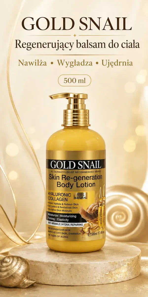Gold Snail Regenerujący balsam do ciała 500 ml nawilżający