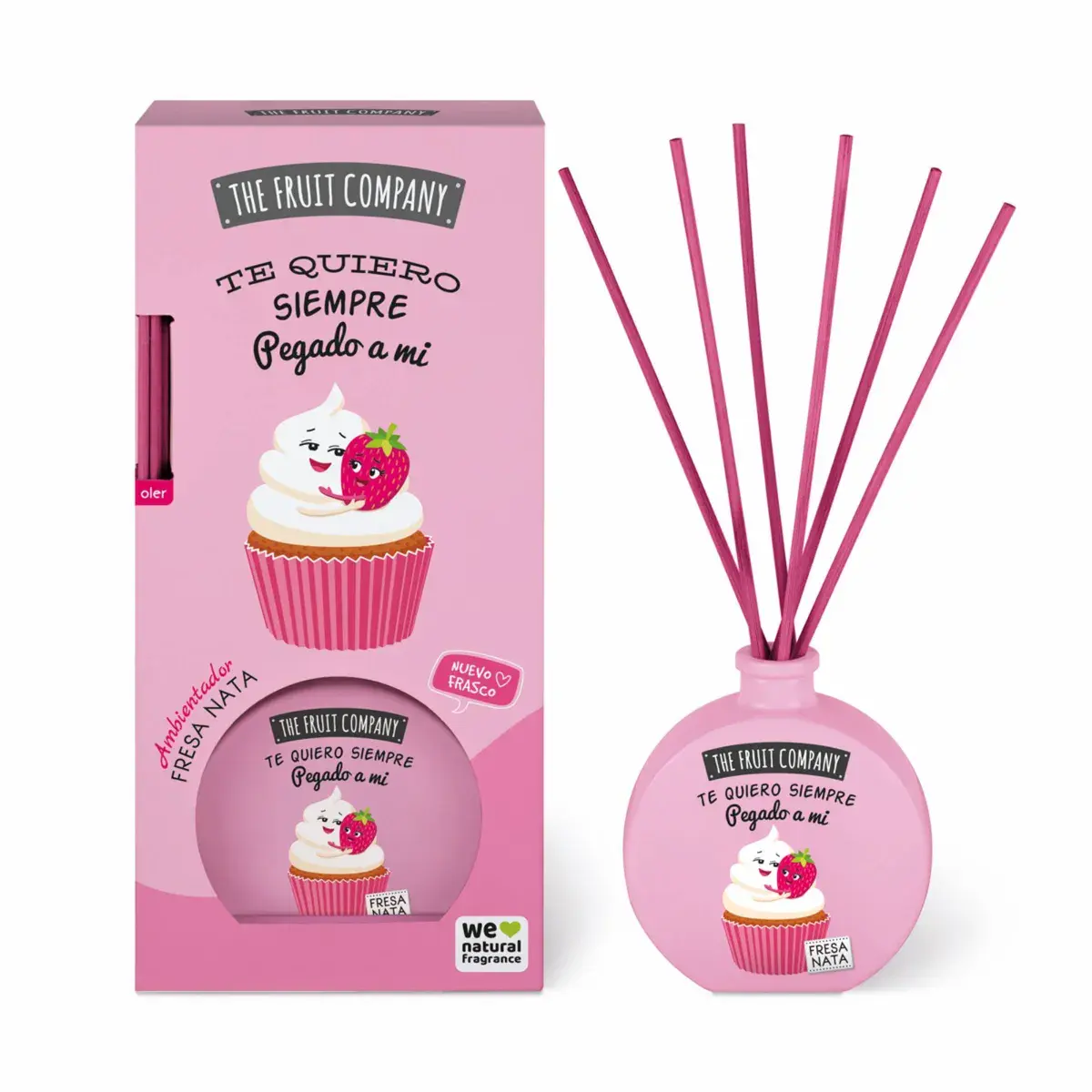 Dyfuzor zapachowy The Fruit Company Fresa Nata 40ml różowy