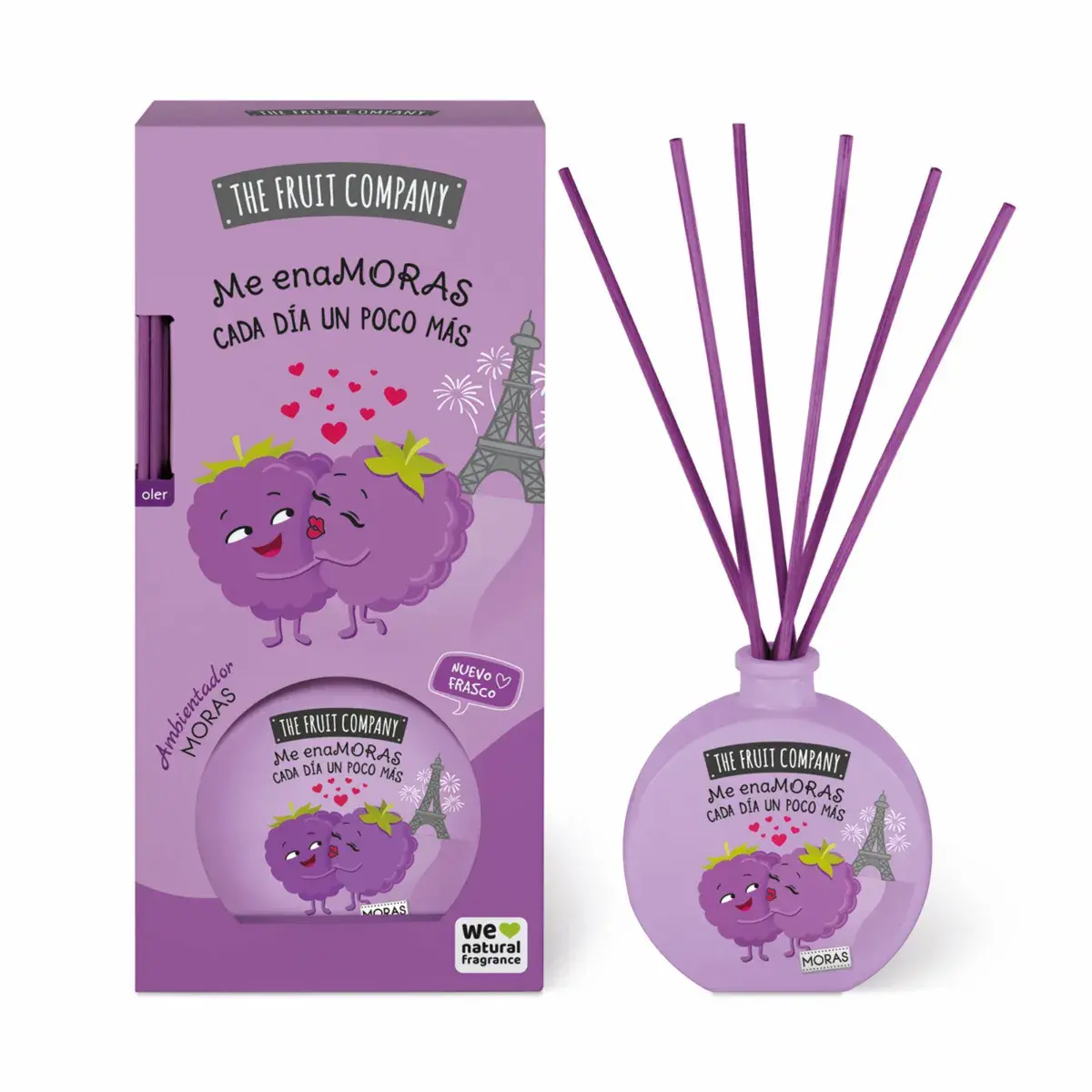 The Fruit Company Naturalny Zapach Moras 40ml z Patyczkami