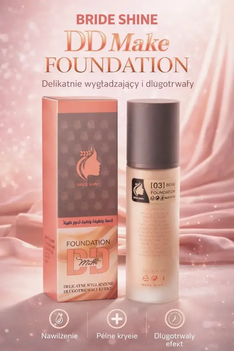 BRIDE SHINE DD Matte Foundation Podkład Matowy Odcień 03 Beige