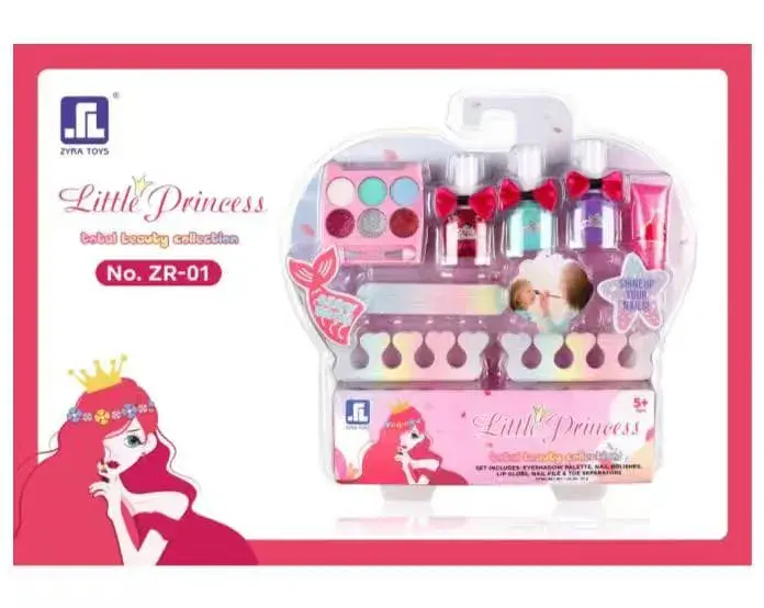 Zestaw kosmetyków dla dzieci Little Princess z paletą cieni i lakierami