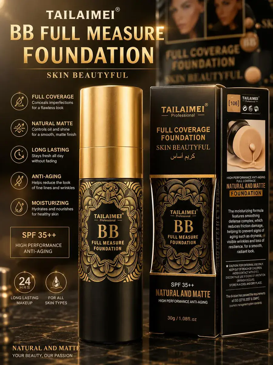 TAILAIMEI BB Full Measure Foundation SPF35++ 30g