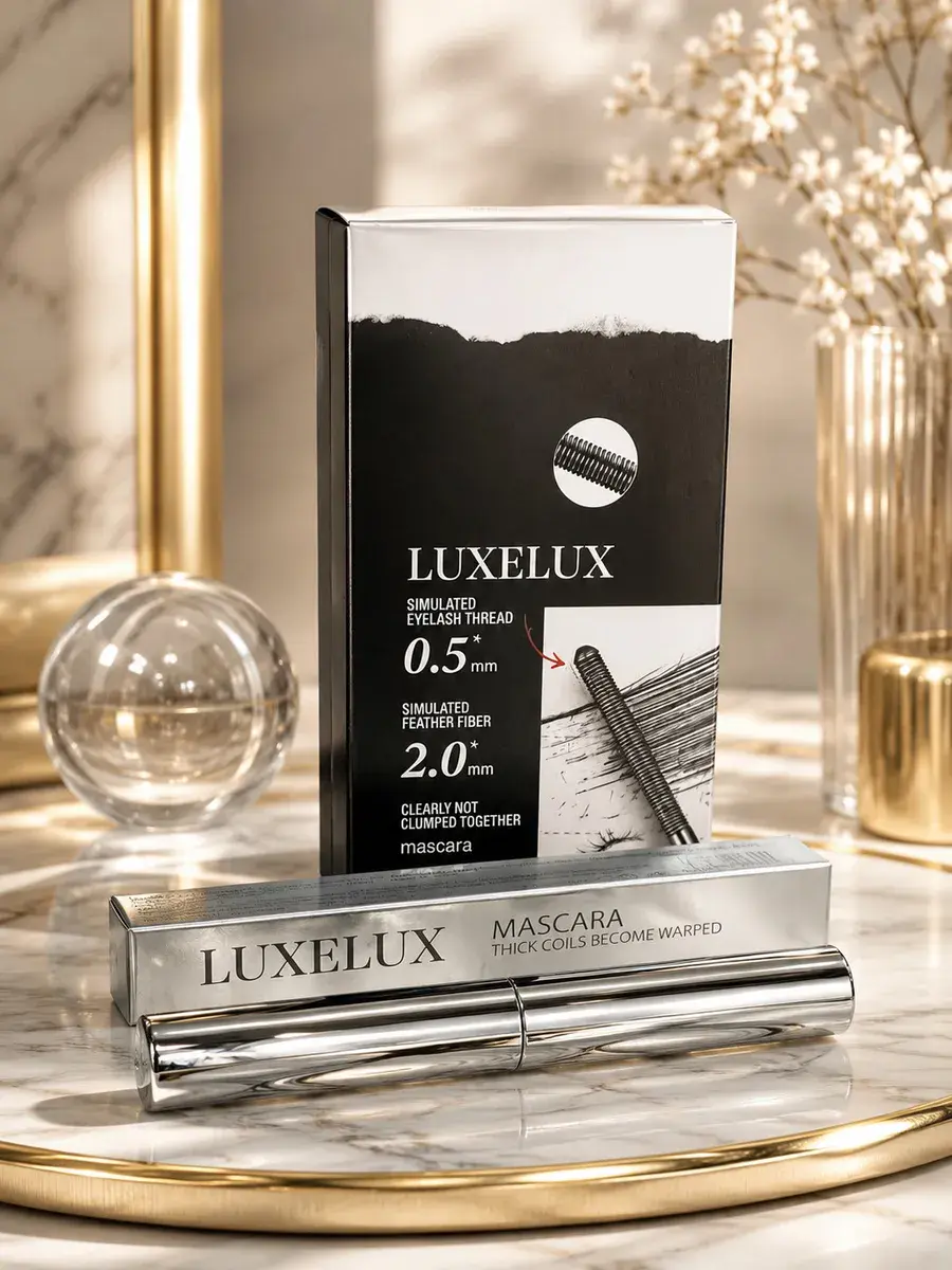 LUXELUX tusz do rzęs z innowacyjną spiralną szczoteczką czarny