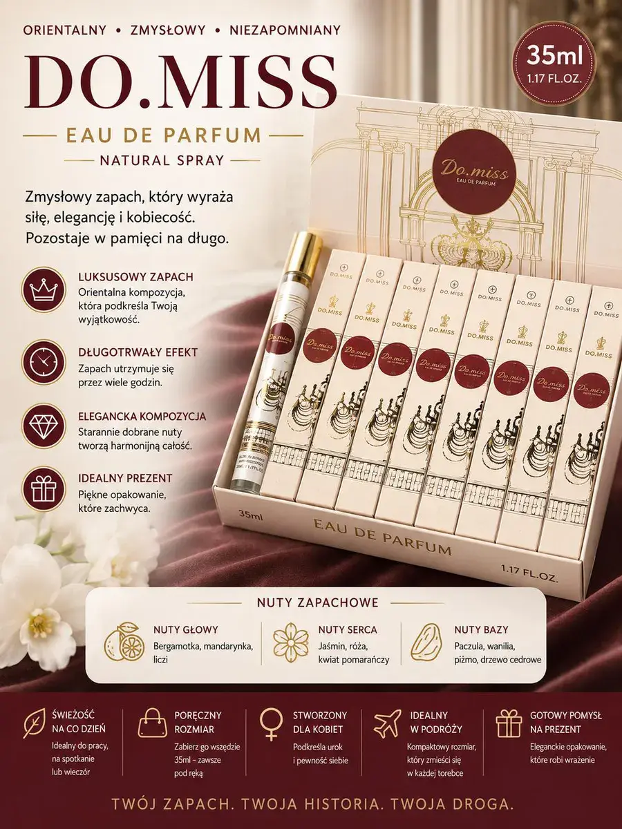 Perfumetka Do.Miss 35ml orientalny zapach damski