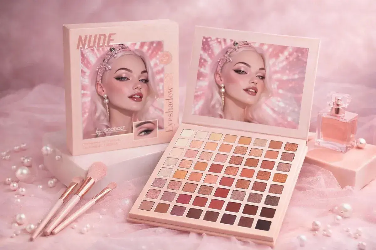 Paleta cieni do powiek NUDE z 72 odcieniami mat i błysku