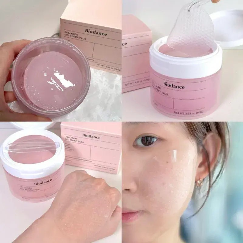 Biodance Collagen Gel Toner Pads 140g Różowe