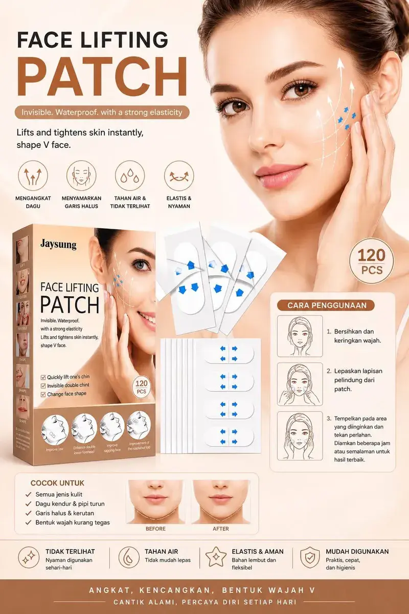 Face Lifting Patch przezroczyste plastry do liftingu twarzy 120 szt