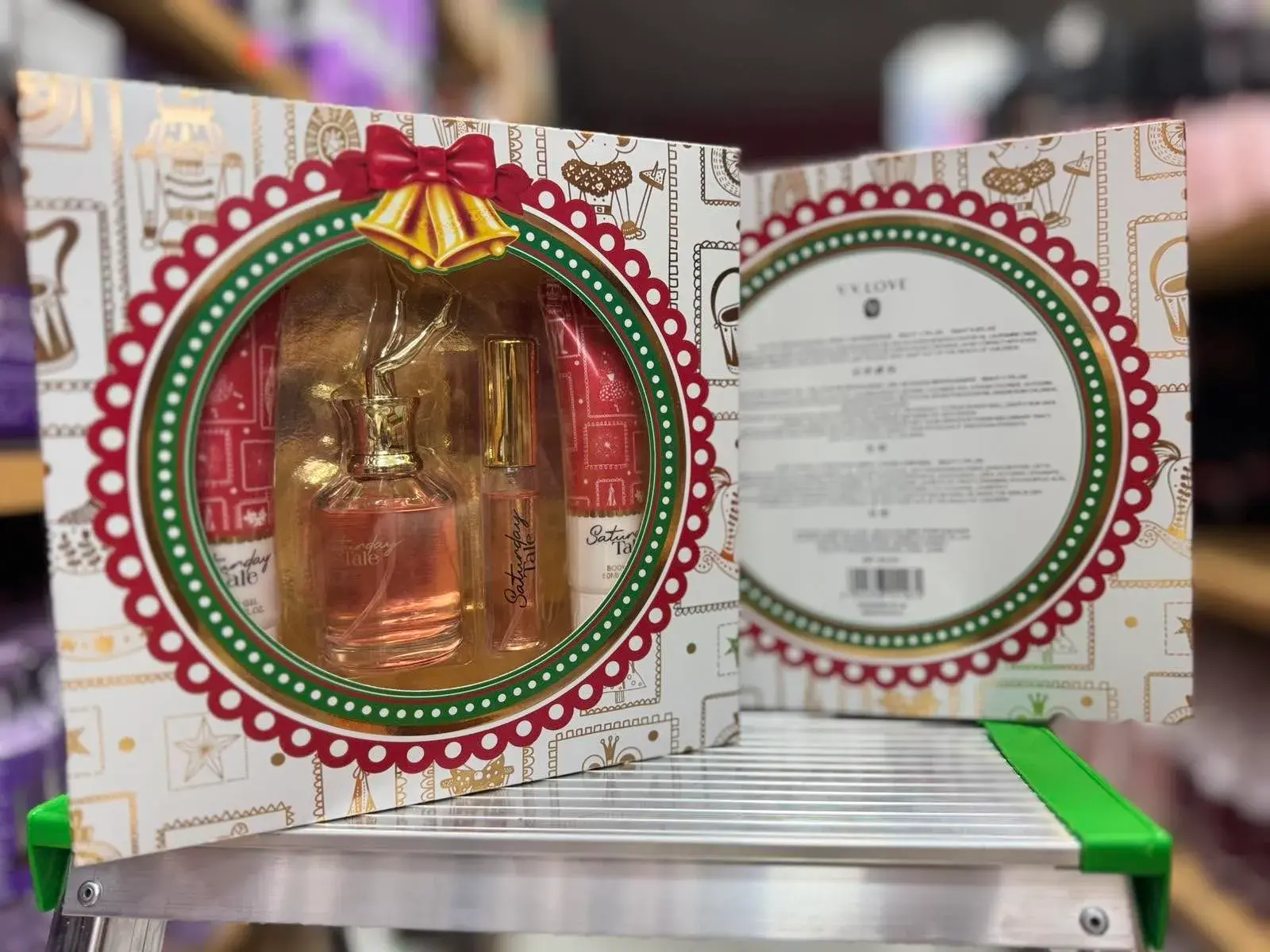 Zestaw Prezent Perfumy z Kokardą Świąteczną