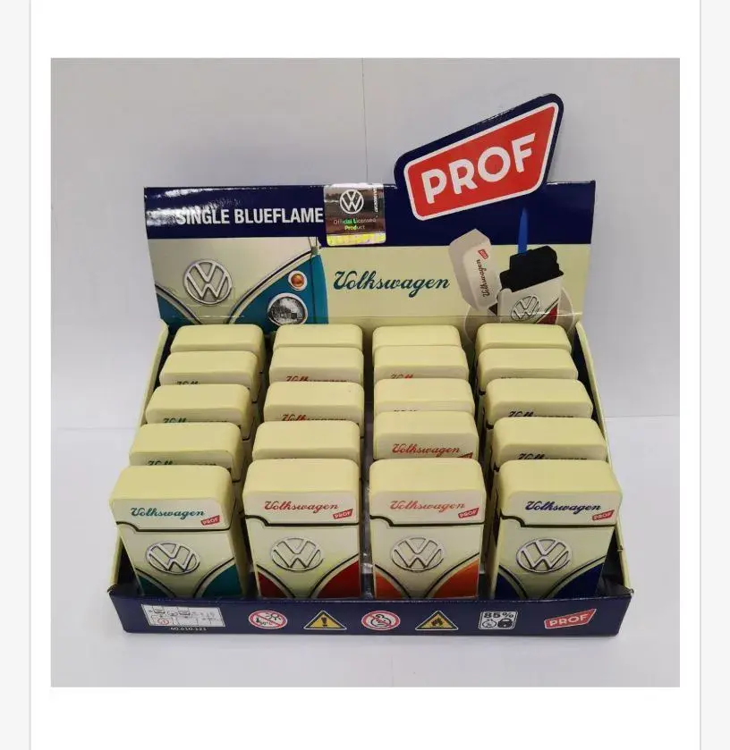 Zapalniczka Prof VW Single Blueflame 20 szt/opak.
