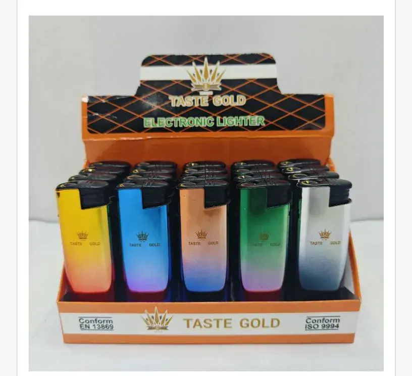 Zapalniczka elektroniczna Taste Gold, blister 20 szt