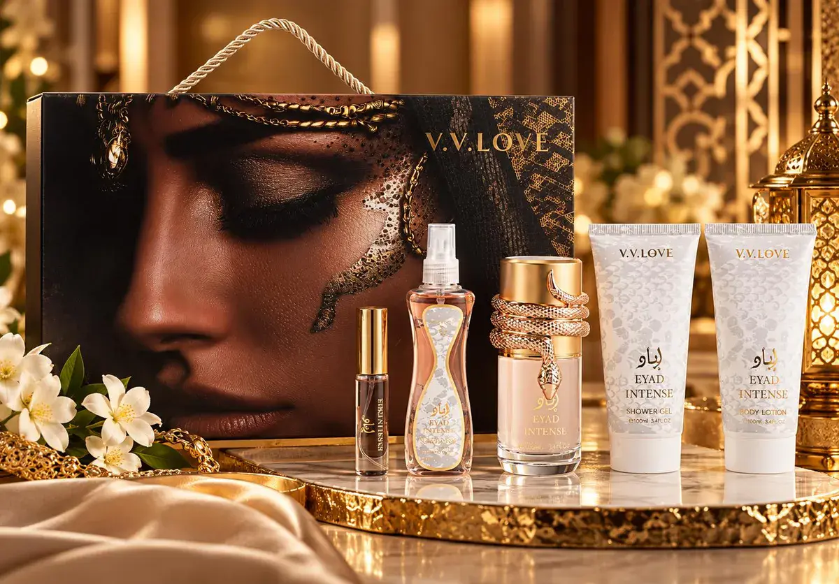 Zestaw kosmetyczny V.V.LOVE Eyad Intense z mini perfumami i balsamem