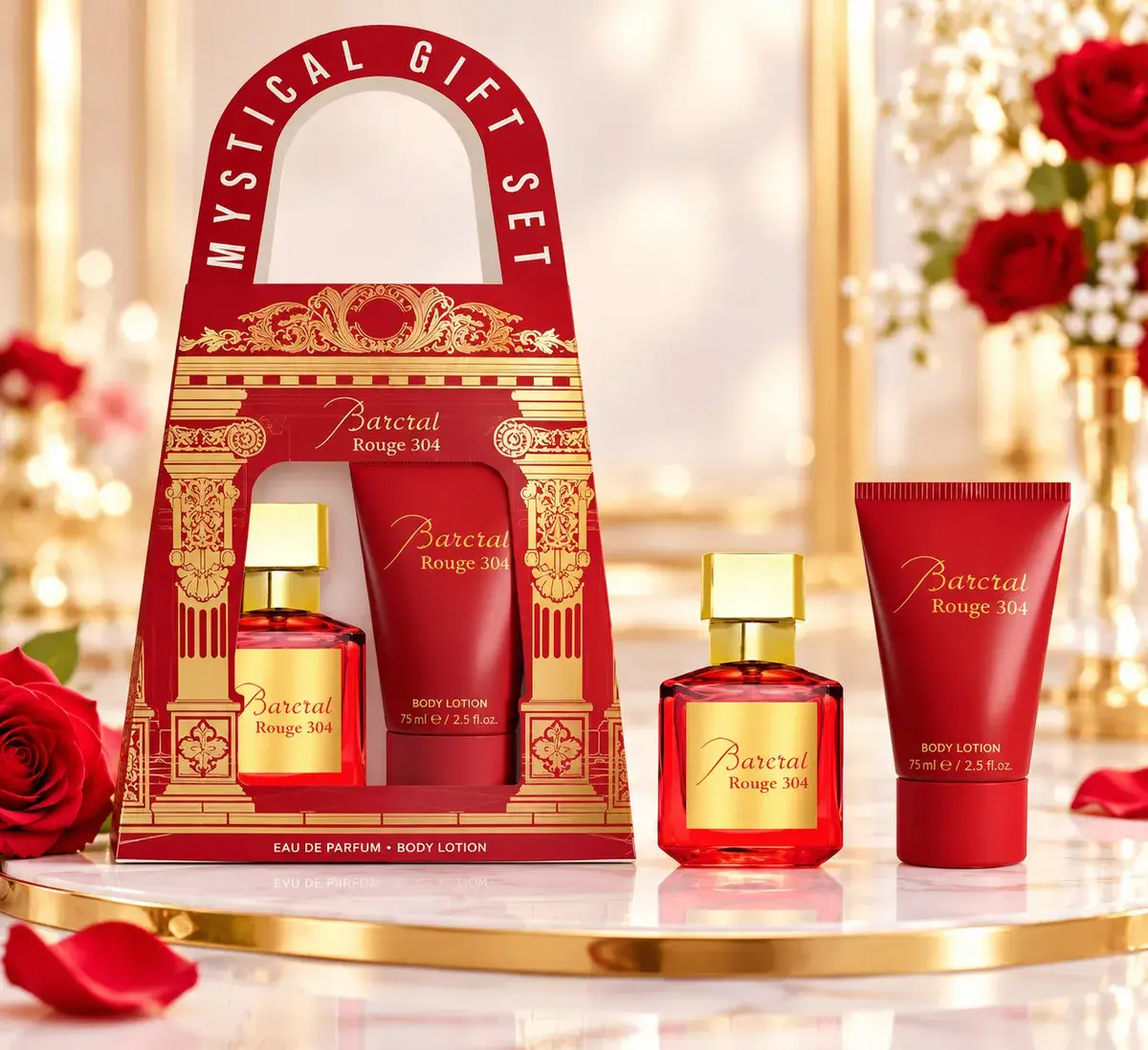 Zestaw Prezentowy Barctal Rouge 304 Perfumy 30ml + Balsam 75ml