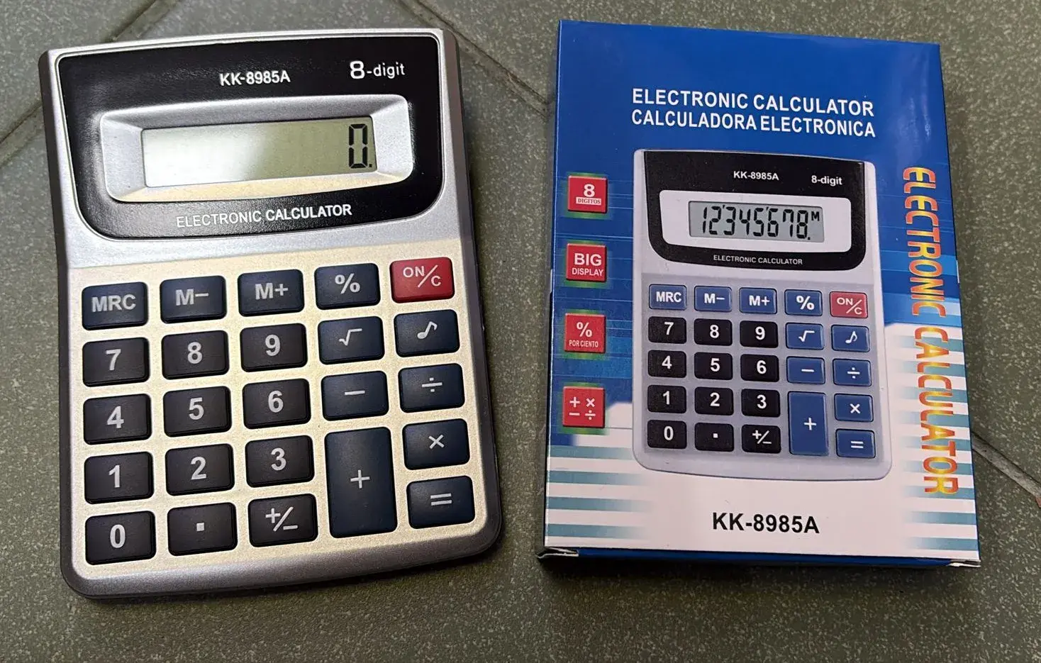 Kalkulator biurowy elektroniczny 8-cyfrowy KK-885A
