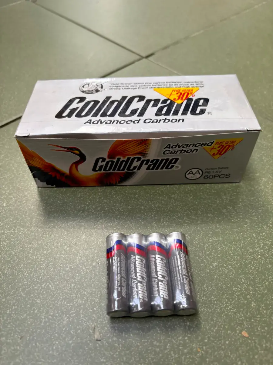Baterie AA GoldCrane Advanced Carbon 1,5V 60 sztuk