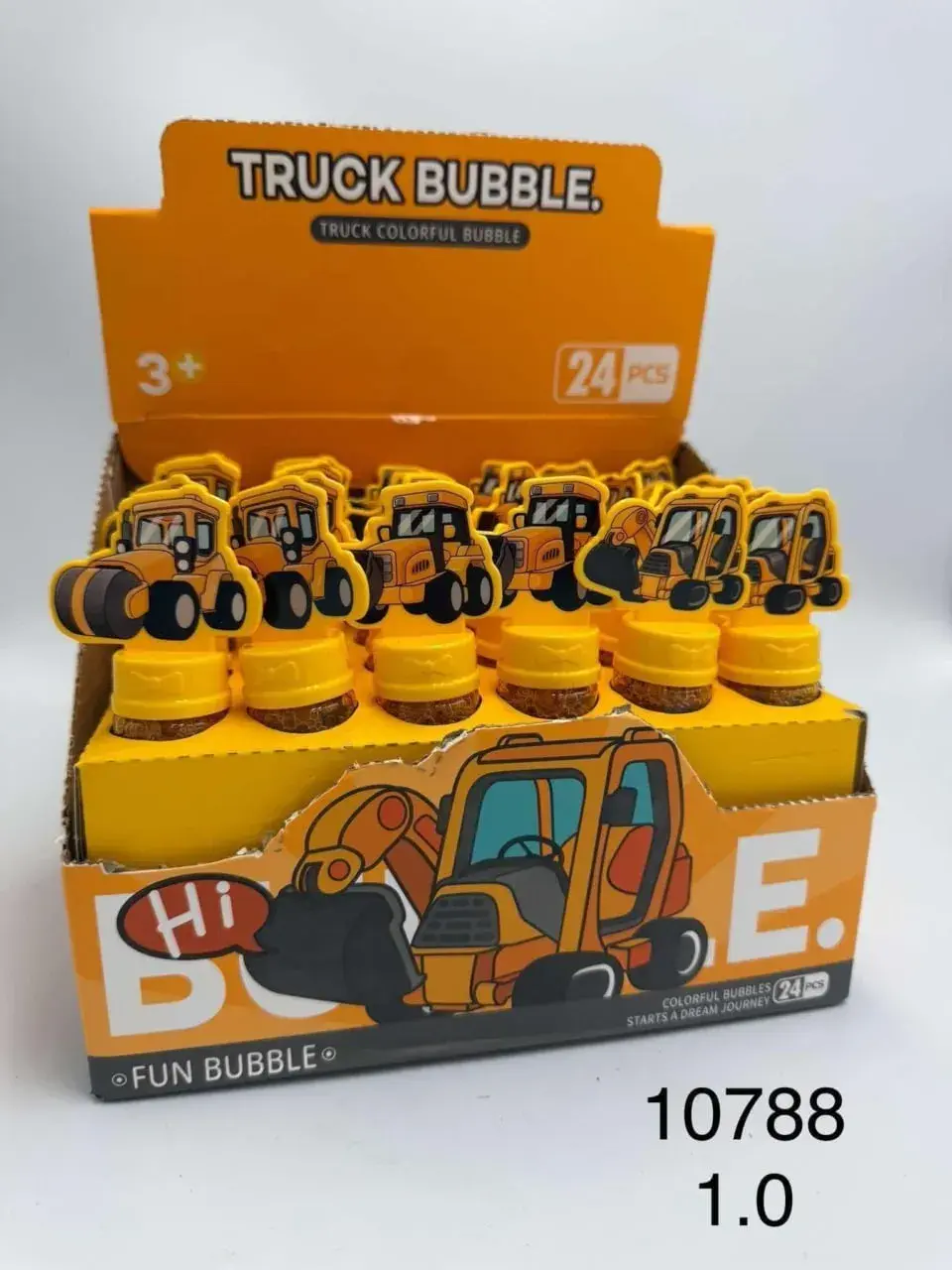 Bańki Mydlane Truck Bubble - Pojazdy Budowlane, Mix 48 szt.
