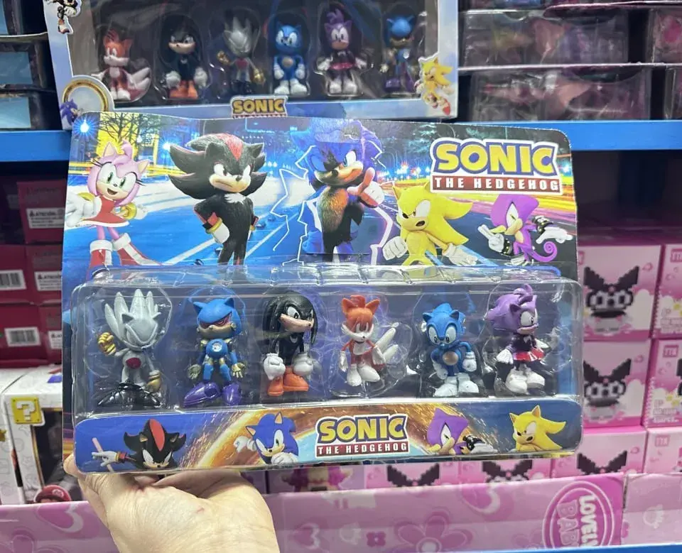 Sonic The Hedgehog 5PCS - Zestaw Mini Figurek Kolekcjonerskich