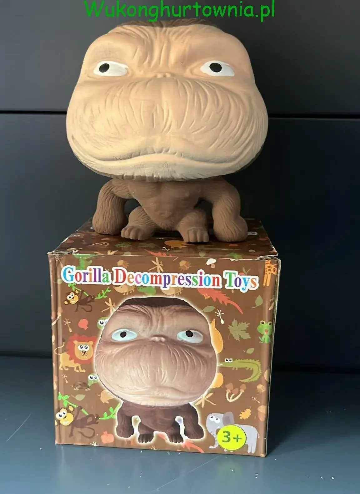 Zabawka Gorilla Decompression Toys - Gniotek Antystresowy Małpa