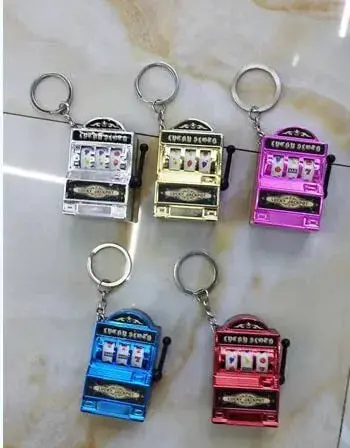 Brelok metalowy automat do gry Lucky Jackpot mix kolorów
