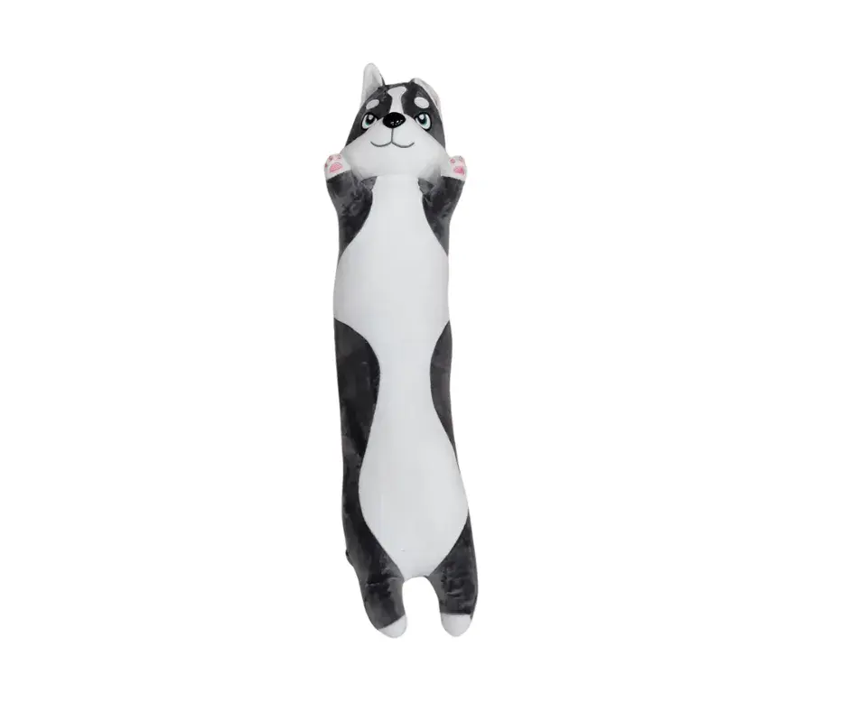 Maskotka Pluszowa Husky Długa 65cm - Poduszka Pies