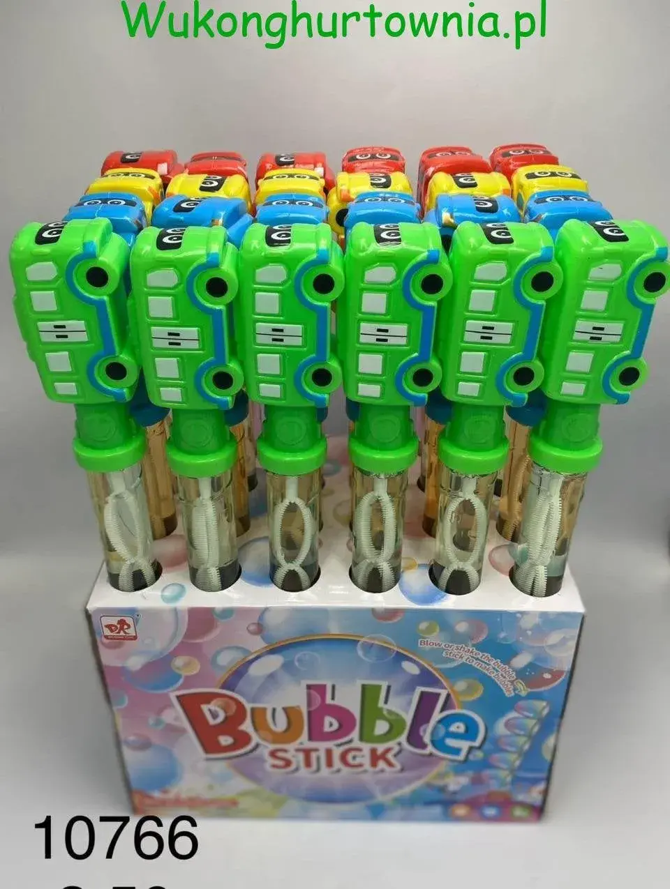 Bańki Mydlane dla Dzieci Bubble Stick Autka 24 szt. PK15712