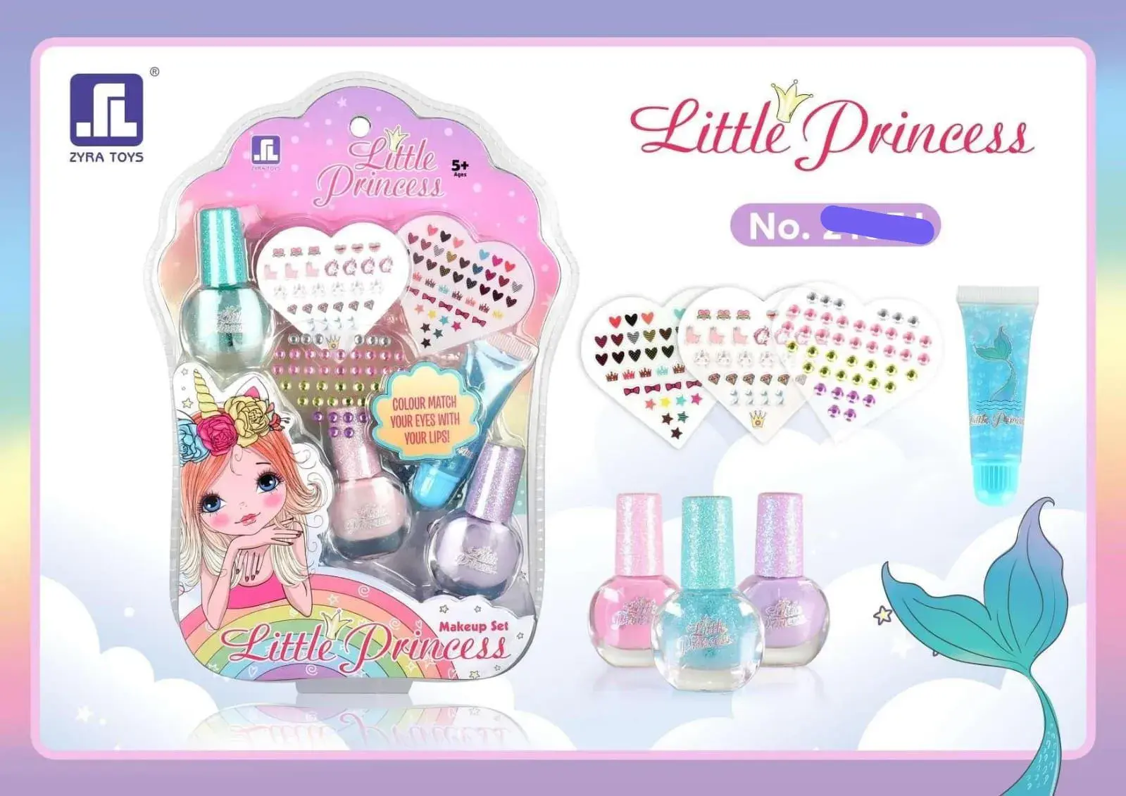 Zestaw Mały Zestaw Księżniczki Little Princess Makeup Set