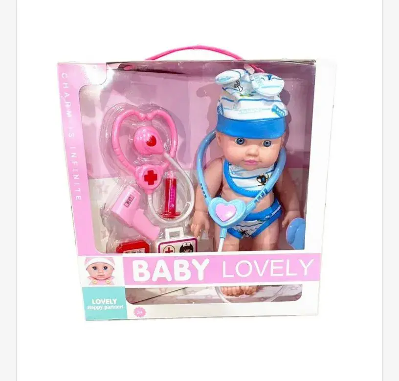 Zabawka Lalka Baby Lovely z akcesoriami medycznymi