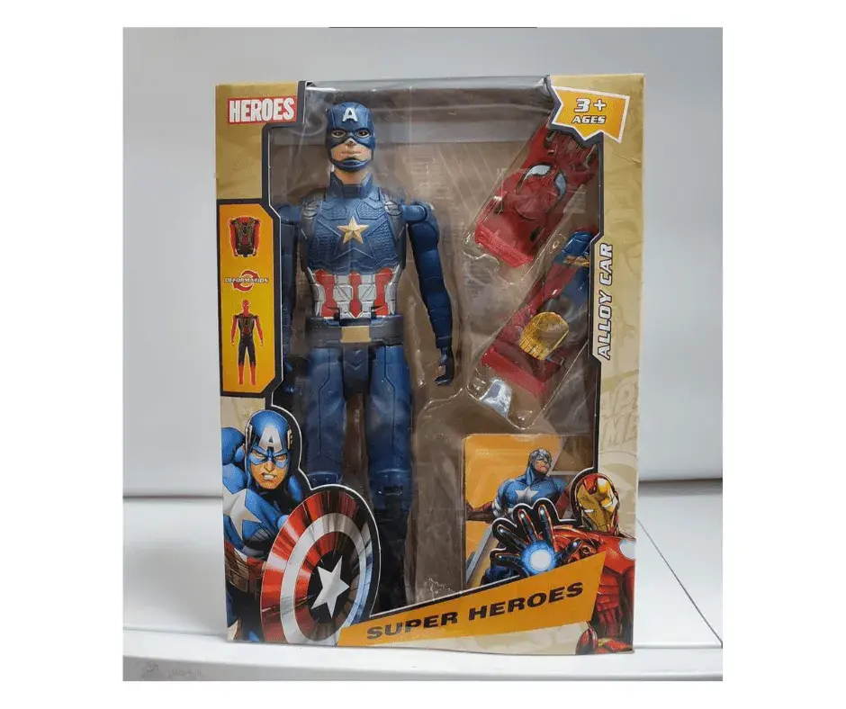 Figurka Kapitan Ameryka z Alloy Car Avengers 3+