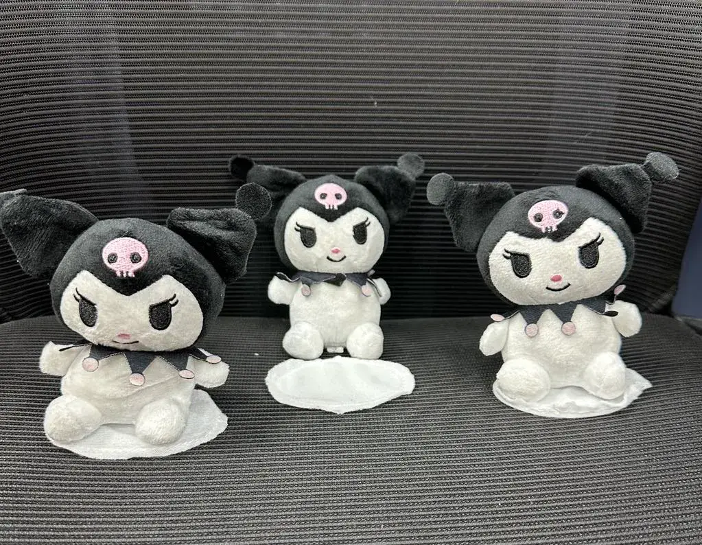 Maskotka na Rzep Kuromi - Pluszowa Figurka Czarno-Biała