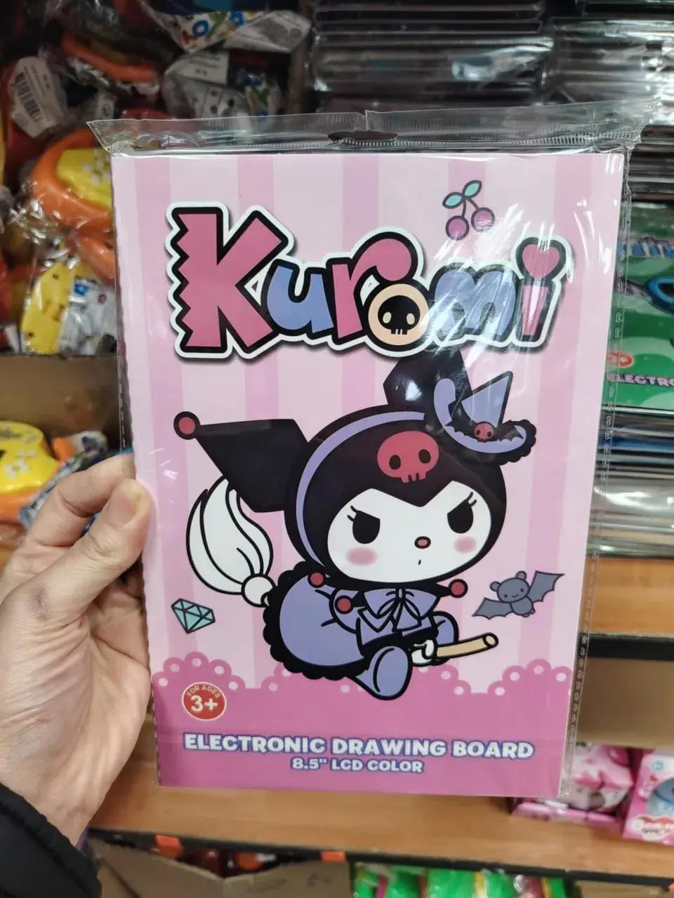 Tablet graficzny LCD 8.5" Kuromi znikopis dla dzieci