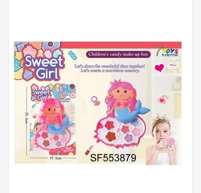 Zabawka kosmetyczka Sweet Girl pudełko makijażu syrenka