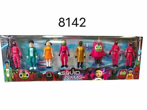 Figurki Squid Game Zestaw Postaci - 6 szt