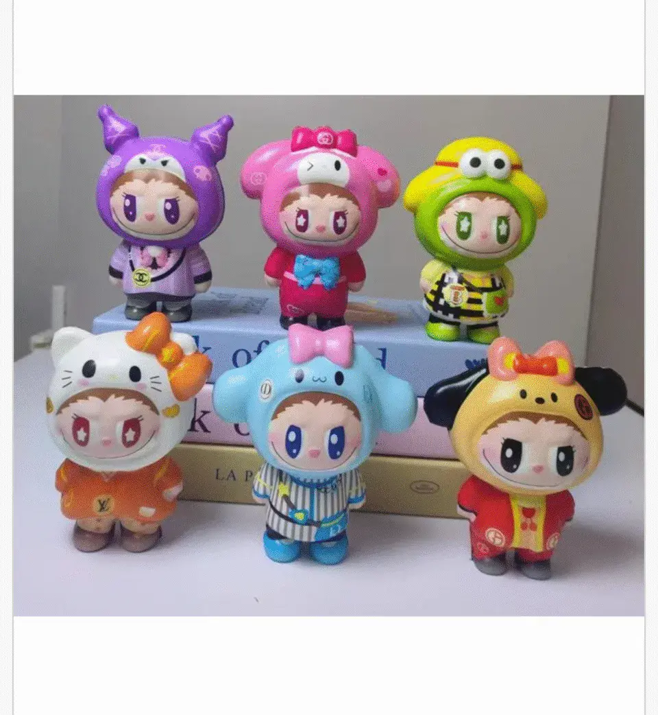 Zabawka Squishy Sanrio - Figurki Postacie Mix Wzorów, 12 szt.